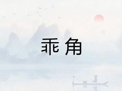 乖角