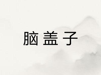 脑盖子