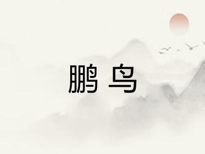 鹏鸟