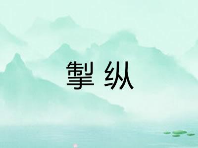掣纵