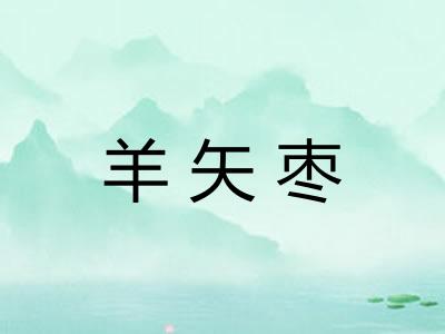 羊矢枣