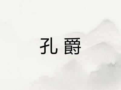 孔爵