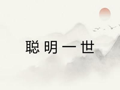 聪明一世