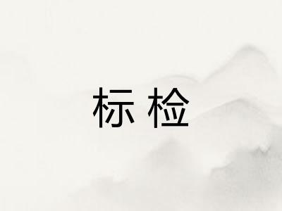 标检