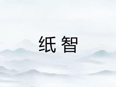 纸智
