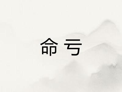 命亏