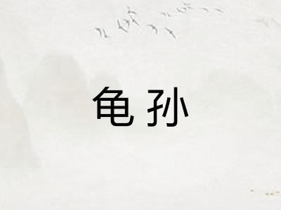 龟孙