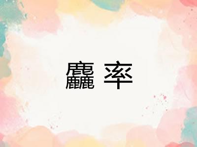 麤率