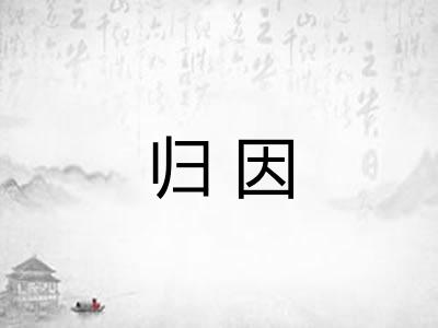 归因