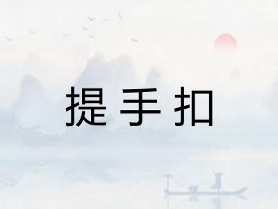 提手扣