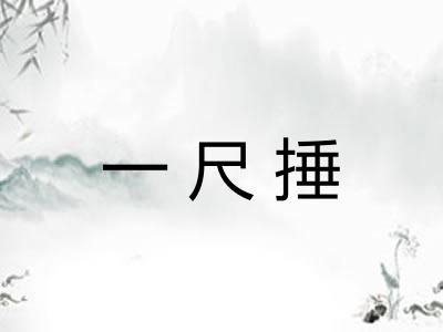 一尺捶