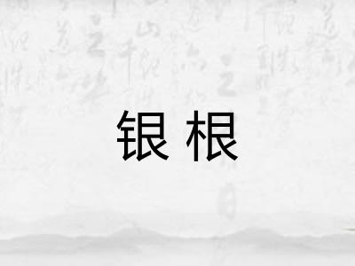 银根