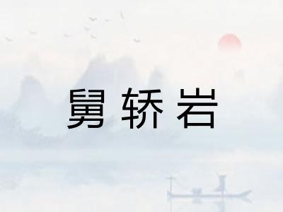 舅轿岩