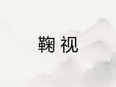 鞠视