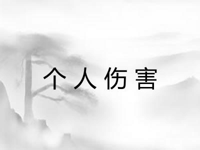 个人伤害