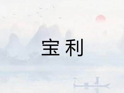 宝利