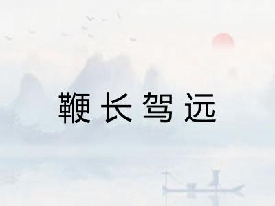 鞭长驾远