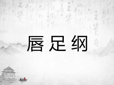 唇足纲