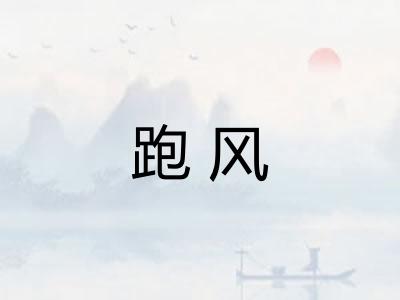 跑风
