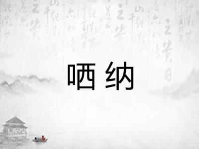 哂纳