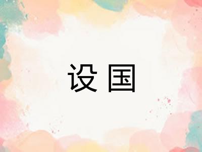 设国