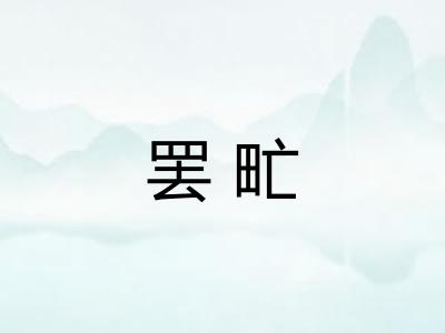 罢甿