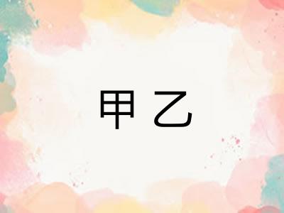 甲乙