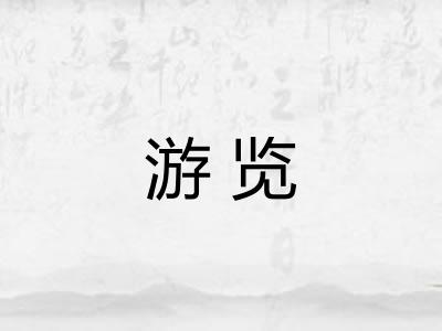 游览