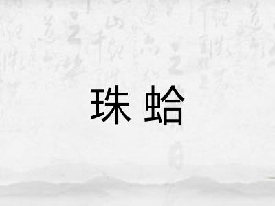 珠蛤