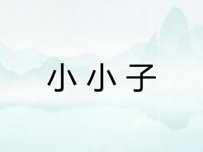 小小子