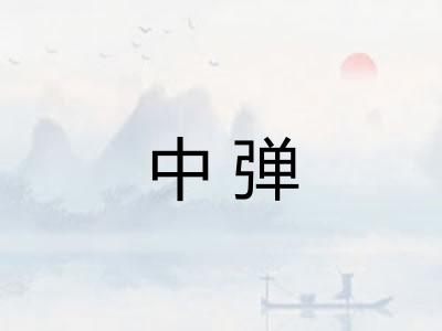 中弹