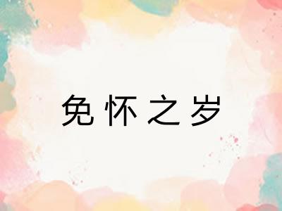免怀之岁