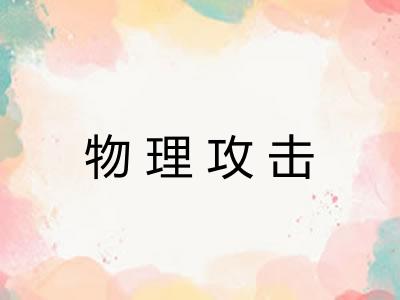 物理攻击