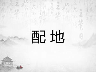 配地