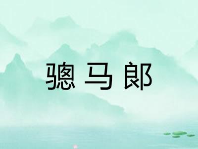 骢马郞