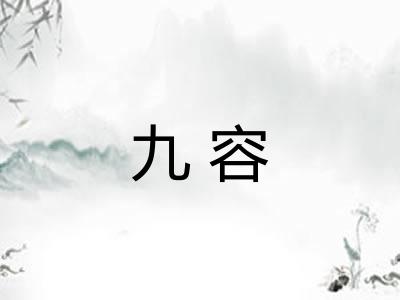 九容