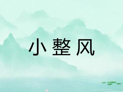 小整风