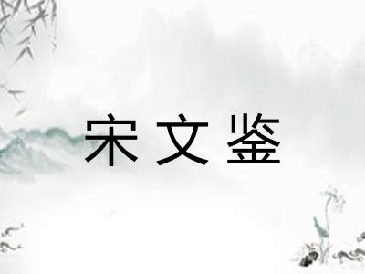 宋文鉴