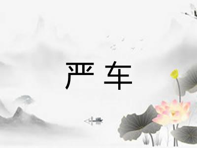 严车