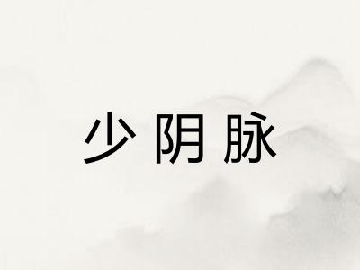 少阴脉