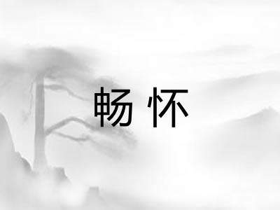 畅怀