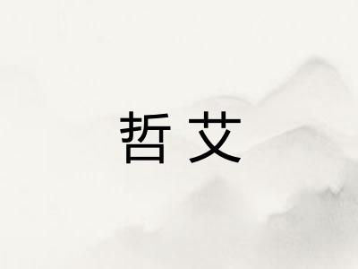 哲艾