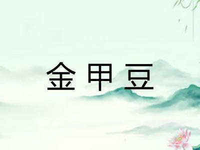 金甲豆