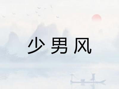 少男风