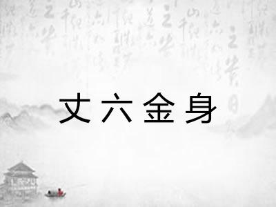 丈六金身