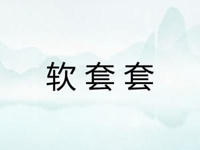 软套套