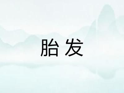 胎发