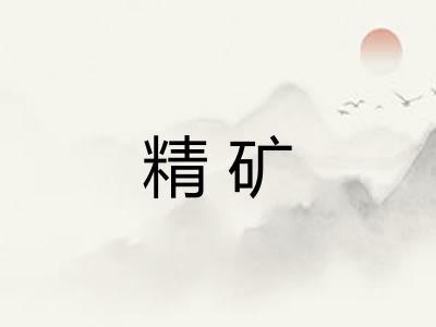 精矿