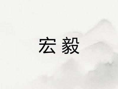 宏毅