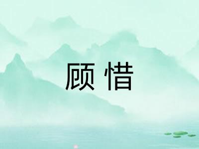 顾惜